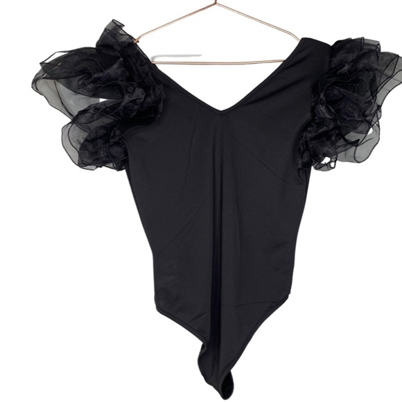 Frilly Ruffle Sleeve Bodysuit - Picture 3 of 6